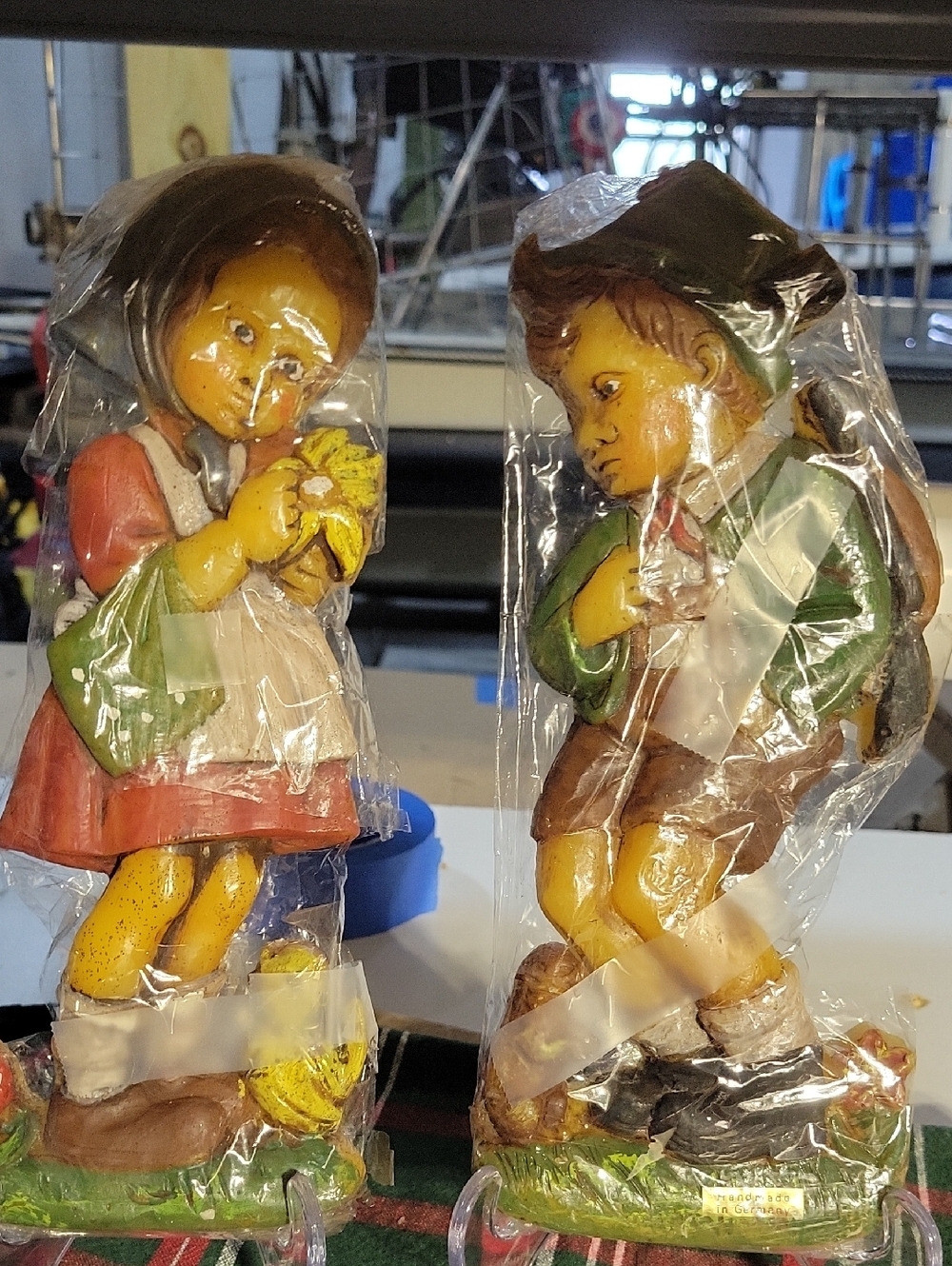 WAXED HUMMEL FIGURINES